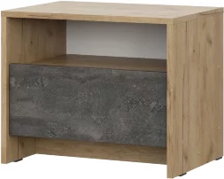 Тумба прикроватная МСП 1, дуб золотой (2 шт)