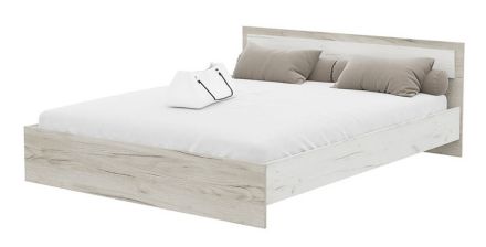 Кровать двуспальная Гармония, Крафт 