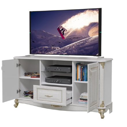 Тумба ТВ Да Винчи, Белый 