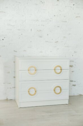 Комод 4 ящика Милан, золото 