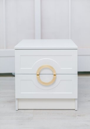 Тумба прикроватная Милан, золото 