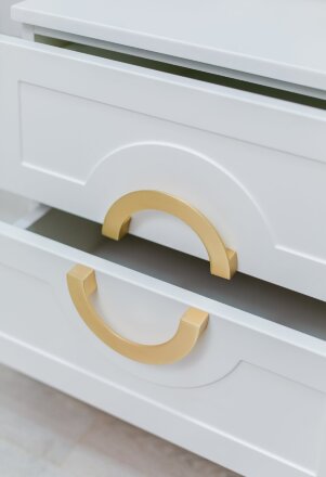 Тумба прикроватная Милан, золото 