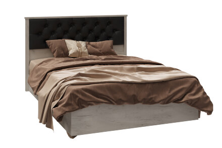 Кровать с мягкой спинкой СКР-2 София, Дуб крафт белый  