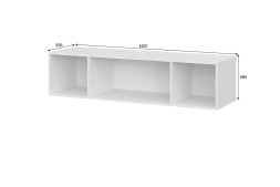 Шкаф &quot;ШК 5&quot; (1600 Антресоль) Белый текстурный