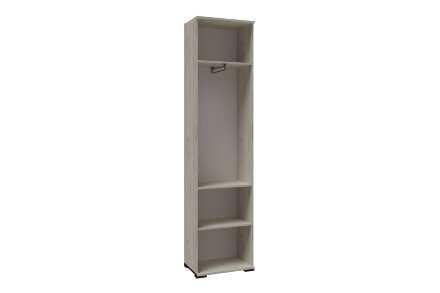 Пенал платяной с выдвижной штангой СП-2 София, Дуб крафт белый  