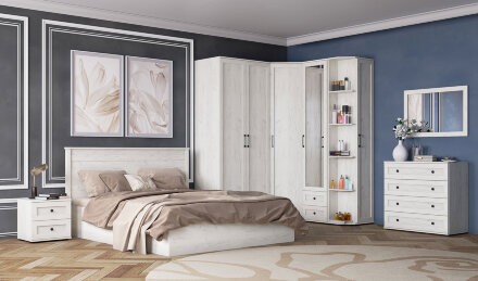 Пенал с ящиками  СП-3 София, Дуб крафт белый 