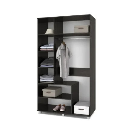 Шкаф трехстворчатый В32 Виора, Венге/Млечный дуб 