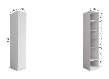 Шкаф Мори МШ 400.1 