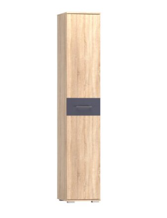 Пенал Бьянка, Сонома/Графит 