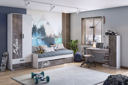 Шкаф для одежда с ящиками Оливер  