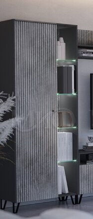 Шкаф Оливия, мрамор глянец 