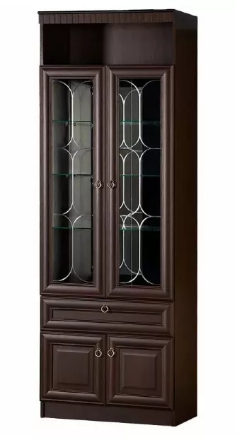 Шкаф для книг Инна 611, Денвер темный 