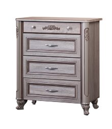 Комод высокий Скарлетт 385, дуб состаренный