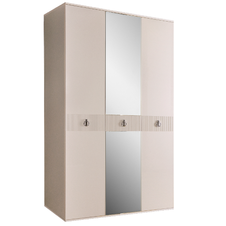 Шкаф 3 двери МШ1/3(s) (с зеркалом)  Rimini Solo 
