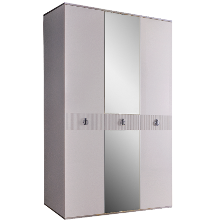 Шкаф 3 двери МШ1/3(s) (с зеркалом)  Rimini Solo 