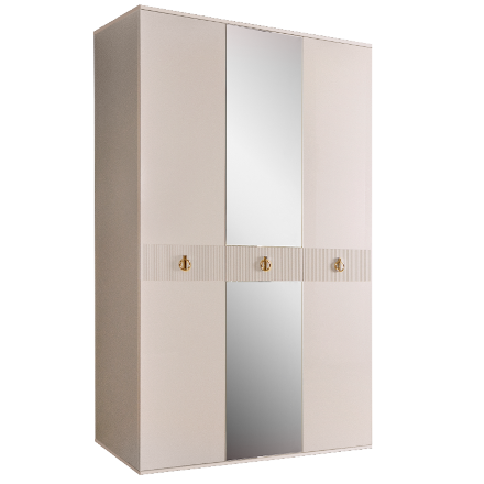 Шкаф 3 двери МШ1/3(s) (с зеркалом)  Rimini Solo 