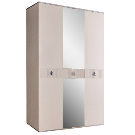 Шкаф 3 двери МШ1/3(s) (с зеркалом)  Rimini Solo 