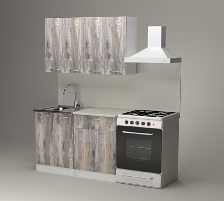 Кухонный гарнитур Арина лайт, 120 см 