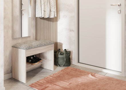 Тумба для обуви Лина, шимо светлый 